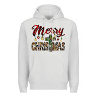 Dove Grey merry christmas Premium Hoodie - JahusDesignShop