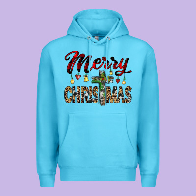 Merry Christmas Premium Hoodie Designed By Jahusdesignshop