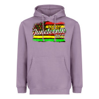 Lavender juneteenth 1865 with crown flag Heavyweight Hoodie - texasbilliewilder