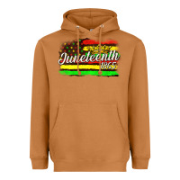 Meerkat juneteenth 1865 with crown flag Heavyweight Hoodie - texasbilliewilder