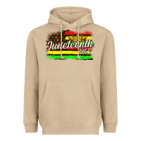 Mushroom juneteenth 1865 with crown flag Heavyweight Hoodie - texasbilliewilder