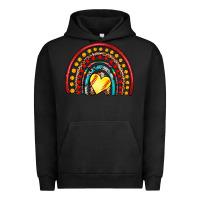 Pigment Black softball rainbow Urban Hoodie - Artiststas