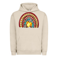 Pigment French Oak softball rainbow Urban Hoodie - Artiststas