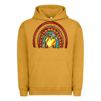 Pigment Peanut Butter softball rainbow Urban Hoodie - Artiststas