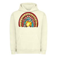 Pigment Pistachio softball rainbow Urban Hoodie - Artiststas