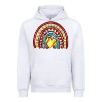 White softball rainbow Urban Hoodie - Artiststas