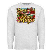 Oatmeal Heather Happy Cinco de Mayo Premium Sweatshirt - texasbilliewilder