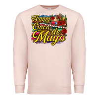 Pale Pink Happy Cinco de Mayo Premium Sweatshirt - texasbilliewilder