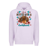 Lilac life is better with a dachshund Premium Hoodie - Jasminsmagicworld