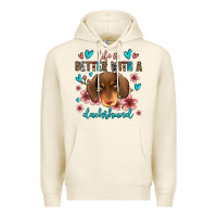 Tofu life is better with a dachshund Premium Hoodie - Jasminsmagicworld
