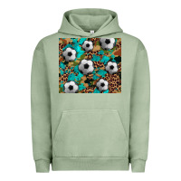 Pigment Oil Green soccer Urban Hoodie - Artiststas