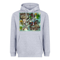 Heather Grey country western Heavyweight Hoodie - Zillion Design Studio
