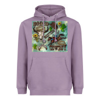 Lavender country western Heavyweight Hoodie - Zillion Design Studio