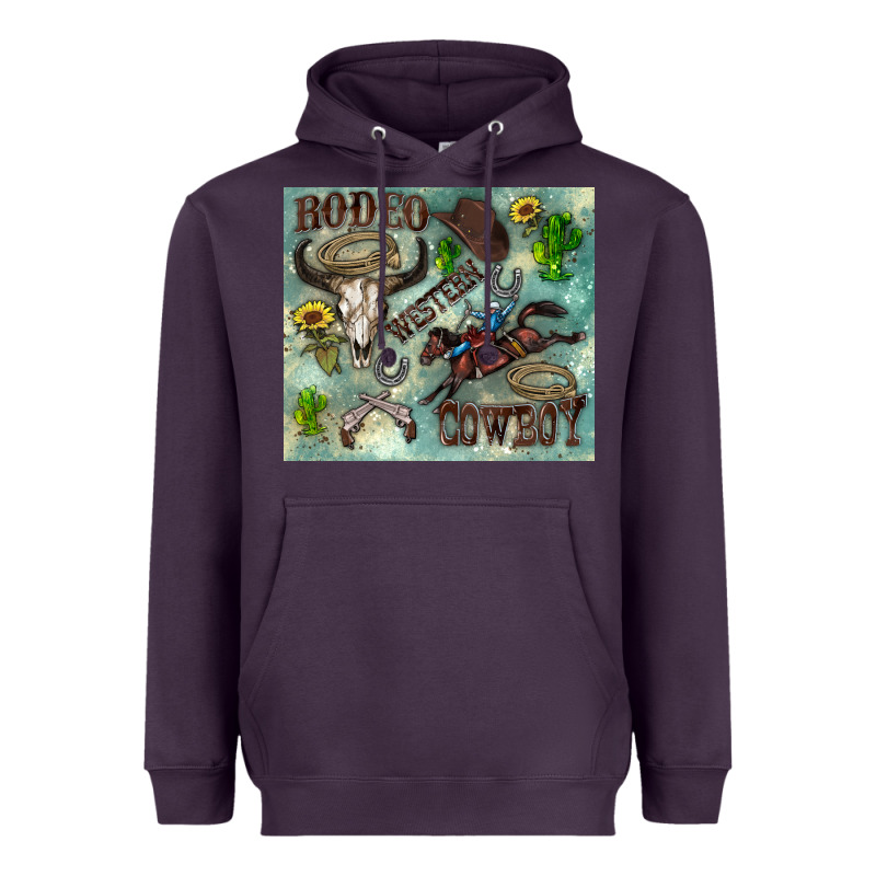 Country Western Heavyweight Hoodie by Zillion Design Studio | Teevron