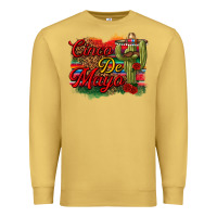 Antique Gold Cinco de Mayo Cactus Premium Sweatshirt - texasbilliewilder