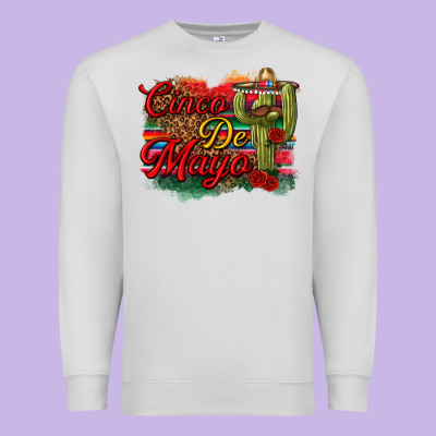 Cinco De Mayo Cactus Premium Sweatshirt Designed By Texasbilliewilder