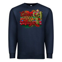Navy Cinco de Mayo Cactus Premium Sweatshirt - texasbilliewilder