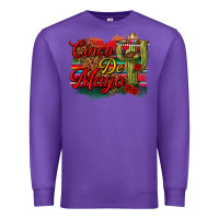 Purple Cinco de Mayo Cactus Premium Sweatshirt - texasbilliewilder