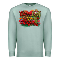 Seafoam Cinco de Mayo Cactus Premium Sweatshirt - texasbilliewilder