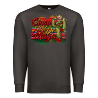 Smoke Cinco de Mayo Cactus Premium Sweatshirt - texasbilliewilder