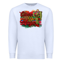 White Cinco de Mayo Cactus Premium Sweatshirt - texasbilliewilder