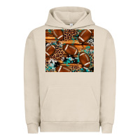 Pigment French Oak football tumbler Urban Hoodie - Artiststas