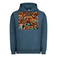 Pigment Midnight Navy football tumbler Urban Hoodie - Artiststas