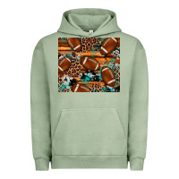 Pigment Oil Green football tumbler Urban Hoodie - Artiststas