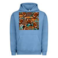 Pigment Pebble Blue football tumbler Urban Hoodie - Artiststas