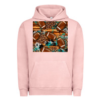 Pigment Salmon football tumbler Urban Hoodie - Artiststas
