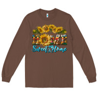 Chestnut home sweet home sunflower Long Sleeve Tee - BarkalooDesign