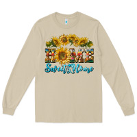 Mushroom home sweet home sunflower Long Sleeve Tee - BarkalooDesign