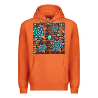 Carrot 4th of july turquoise gemstone seamless pattern Premium Hoodie - BundleAndBundleShop