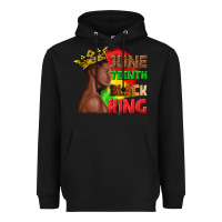 Black juneteenth black king Heavyweight Hoodie - texasbilliewilder