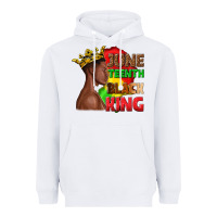 White juneteenth black king Heavyweight Hoodie - texasbilliewilder
