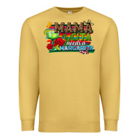 Antique Gold Mama Cita Needs a Margarita Premium Sweatshirt - texasbilliewilder