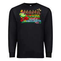 Black Mama Cita Needs a Margarita Premium Sweatshirt - texasbilliewilder