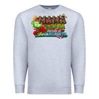 Heather Grey Mama Cita Needs a Margarita Premium Sweatshirt - texasbilliewilder