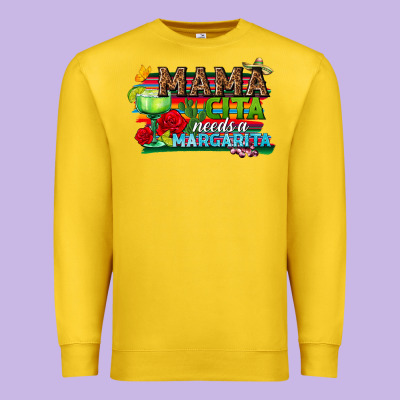 Mama Cita Needs A Margarita Premium Sweatshirt Designed By Texasbilliewilder