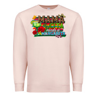 Pale Pink Mama Cita Needs a Margarita Premium Sweatshirt - texasbilliewilder