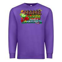 Purple Mama Cita Needs a Margarita Premium Sweatshirt - texasbilliewilder