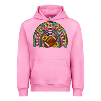 Fuchsia Pink football rainbow Urban Hoodie - Artiststas