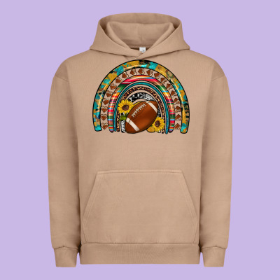 Football Rainbow Urban Hoodie Designed By Artiststas