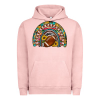 Pigment Salmon football rainbow Urban Hoodie - Artiststas