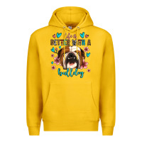 Lemon life is better with a bulldog Premium Hoodie - Jasminsmagicworld