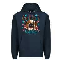 Navy life is better with a bulldog Premium Hoodie - Jasminsmagicworld