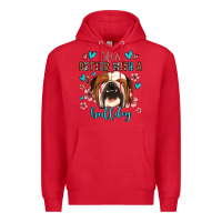 Red life is better with a bulldog Premium Hoodie - Jasminsmagicworld