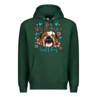 Sports Green life is better with a bulldog Premium Hoodie - Jasminsmagicworld