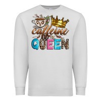 Dove Grey caffeine queen Premium Sweatshirt - Zillion Design Studio