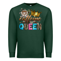 Sports Green caffeine queen Premium Sweatshirt - Zillion Design Studio